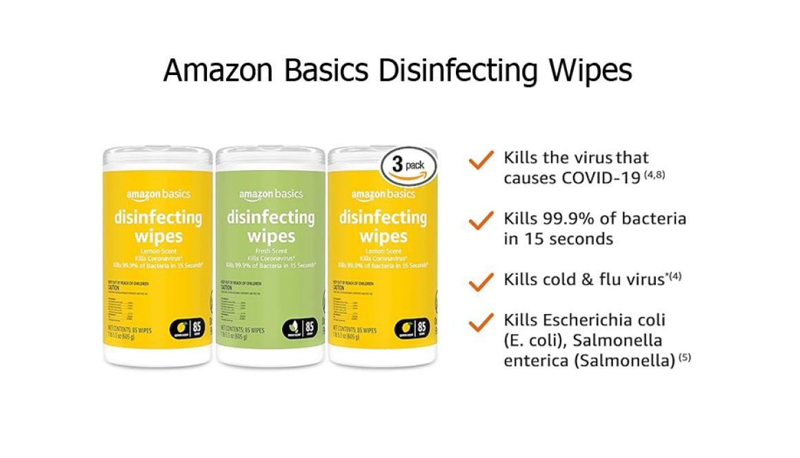 Amazon Basics Disinfecting Wipes Review