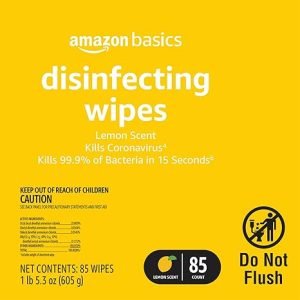 Amazon Basics Disinfecting Wipes:
