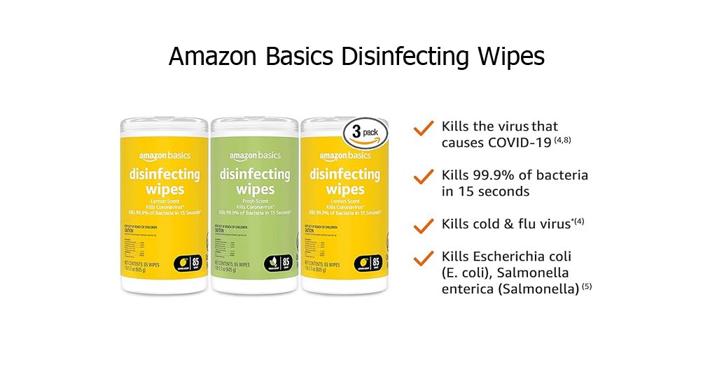 Amazon Basics Disinfecting Wipes Review