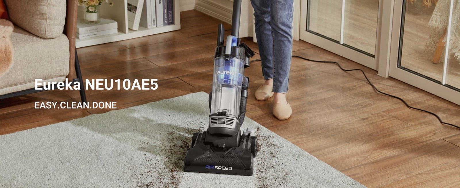 Eureka Powerful Bagless Upright Vacuum Cleaner