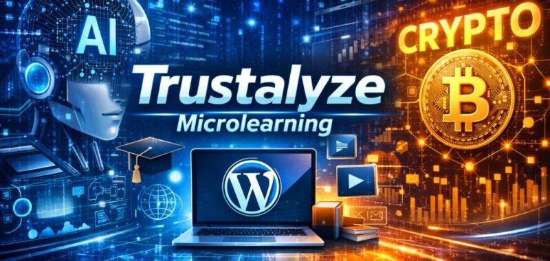 Trustalyze Microlearning with AI, WordPress and Crypto