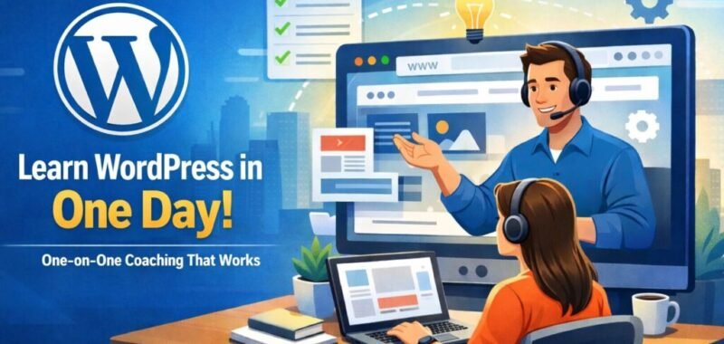 Learn WordPress in One Day: Coaching That Works