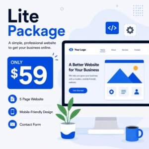 Custom Website Design Lite Package