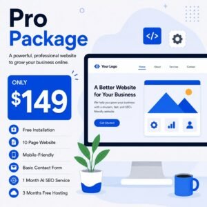 Custom Website Design Pro Package