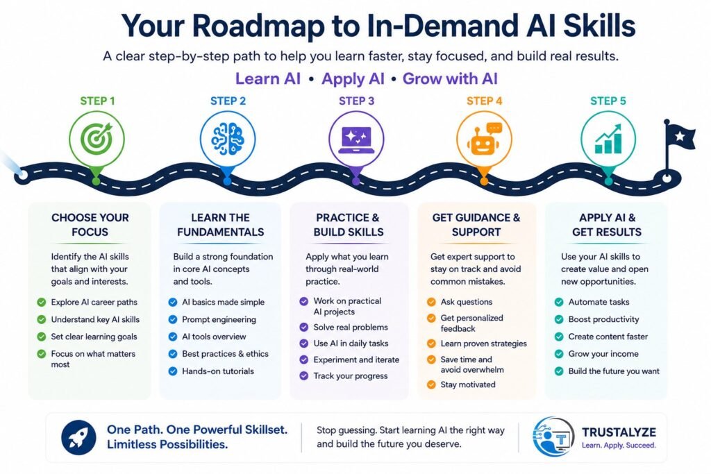 Trustalyze AI Powered Digital Skills Roadmap - Trustalyze Academy Trustalyze AI Powered Digital Skills Roadmap