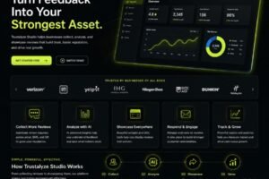 Trust Studio App Graphic Design by AI - Trustalyze Trust Studio App Graphic Design by AI
