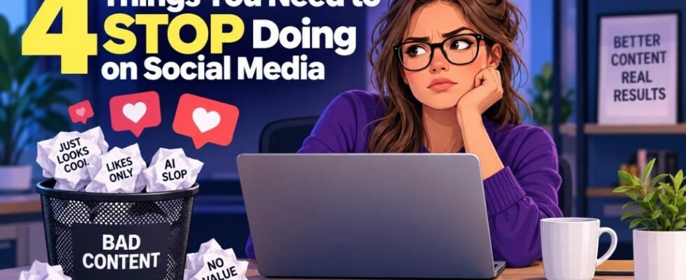 4 Things To Stop Doing On Social Media